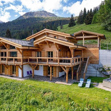 Chalet Flocon De Neige - Jacuzzi - Sauna La Tzoumaz Dış mekan fotoğraf