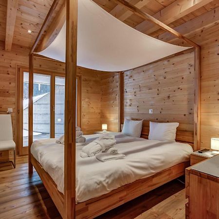 Chalet Flocon De Neige - Jacuzzi - Sauna La Tzoumaz Dış mekan fotoğraf