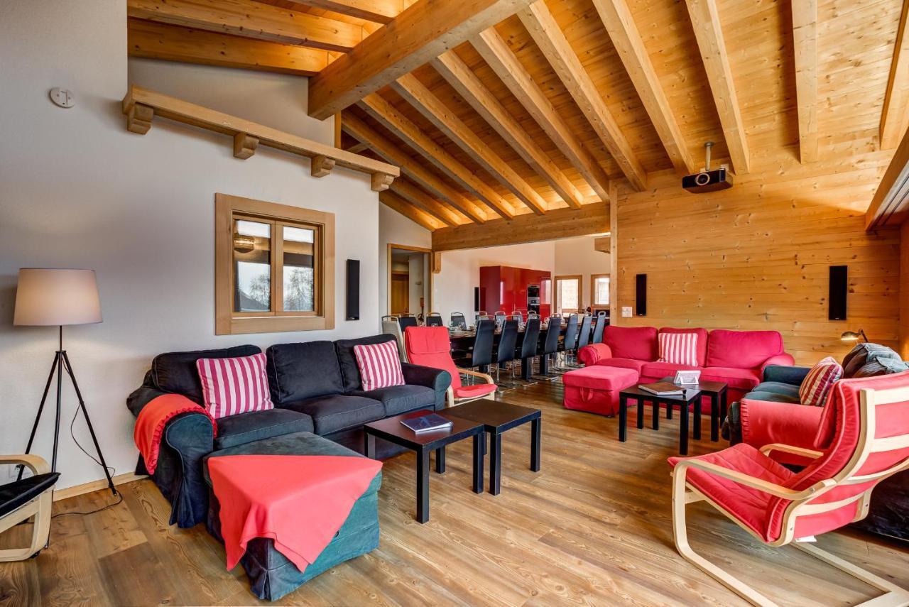 Chalet Flocon De Neige - Jacuzzi - Sauna La Tzoumaz Dış mekan fotoğraf