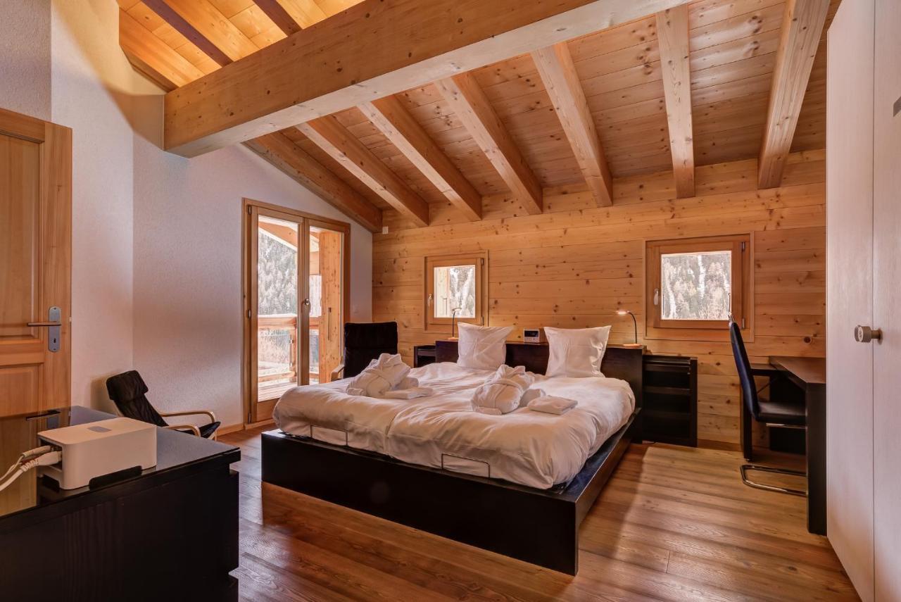 Chalet Flocon De Neige - Jacuzzi - Sauna La Tzoumaz Dış mekan fotoğraf