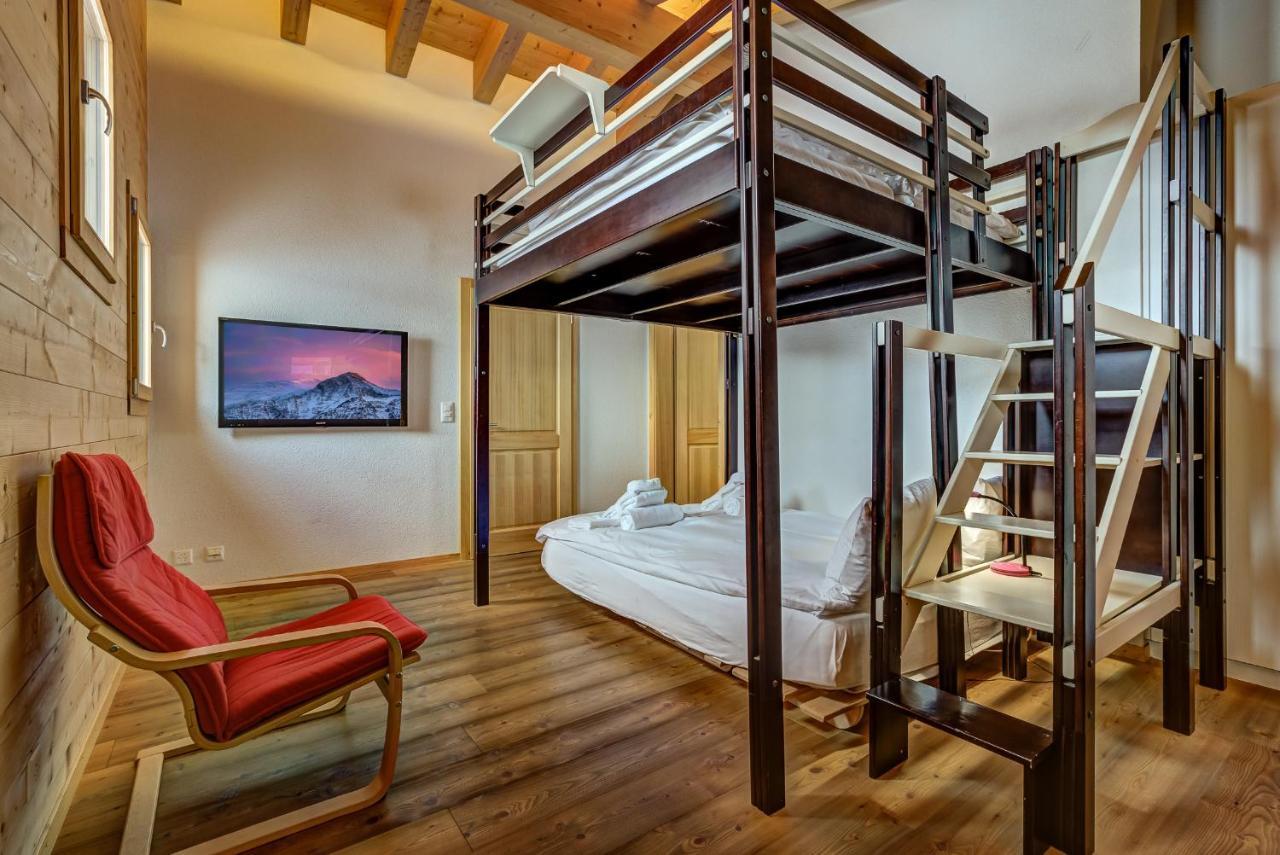 Chalet Flocon De Neige - Jacuzzi - Sauna La Tzoumaz Dış mekan fotoğraf