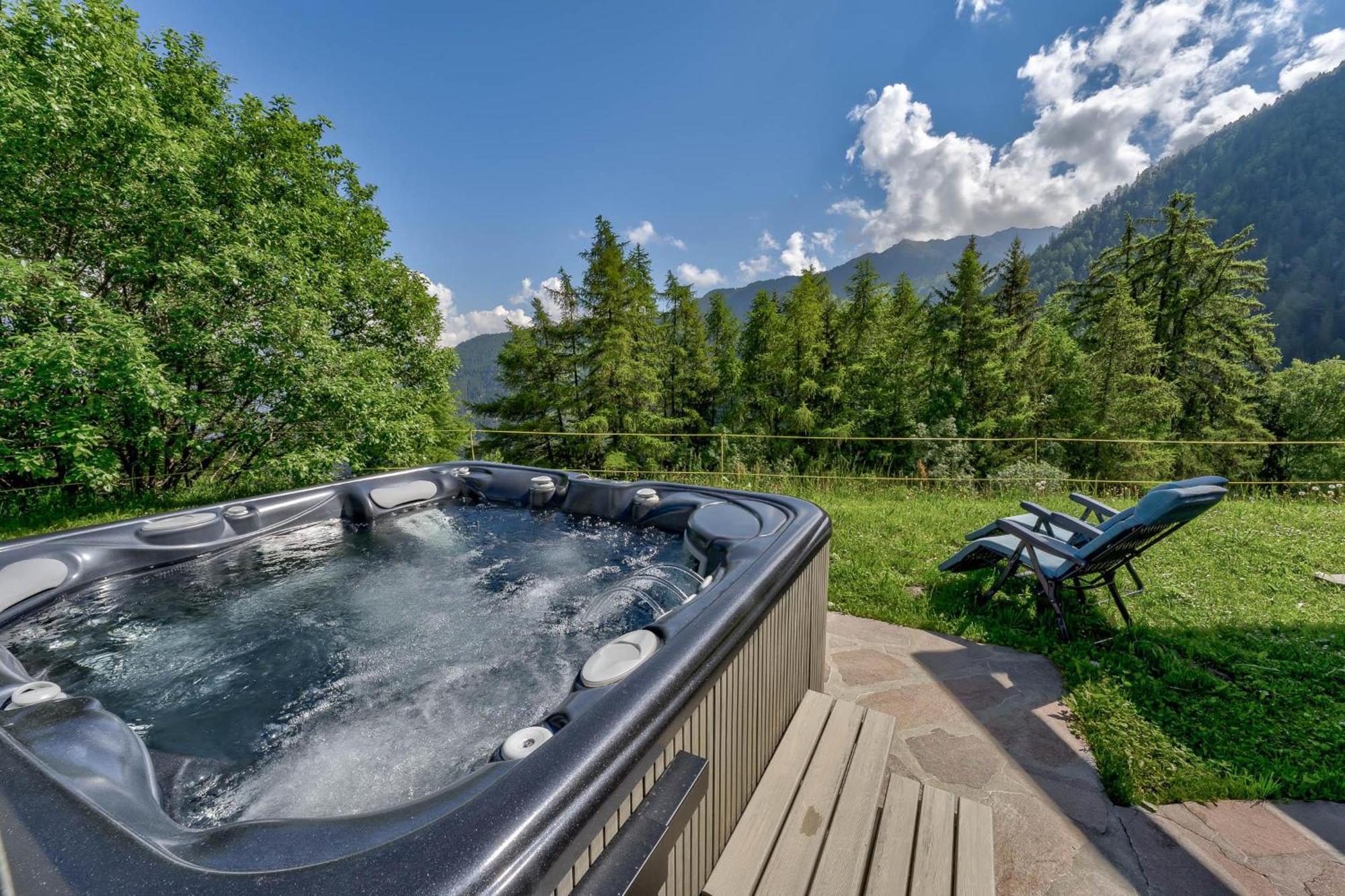 Chalet Flocon De Neige - Jacuzzi - Sauna La Tzoumaz Dış mekan fotoğraf