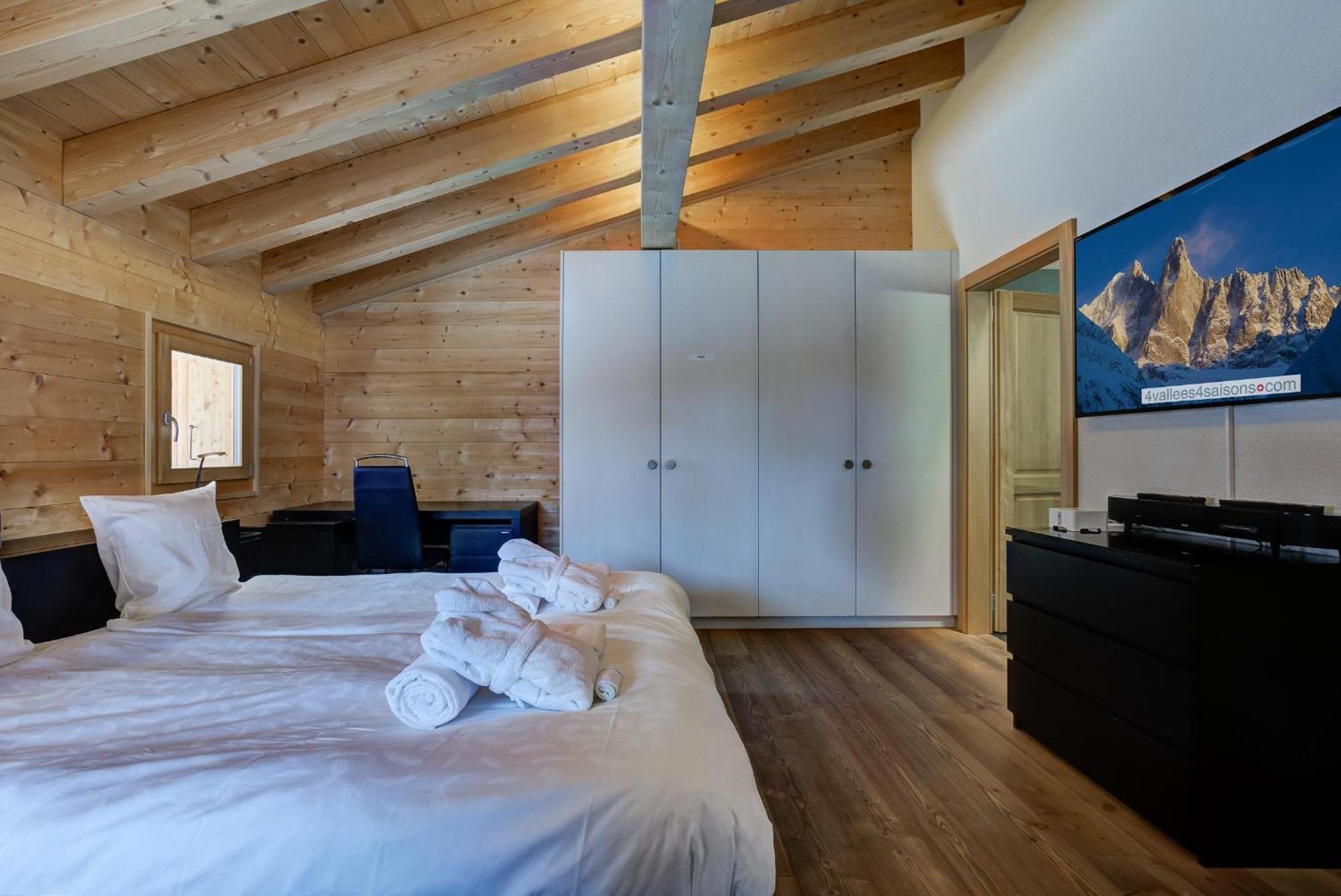 Chalet Flocon De Neige - Jacuzzi - Sauna La Tzoumaz Dış mekan fotoğraf